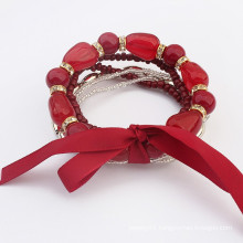 2015 new charm beads wrap bracelet